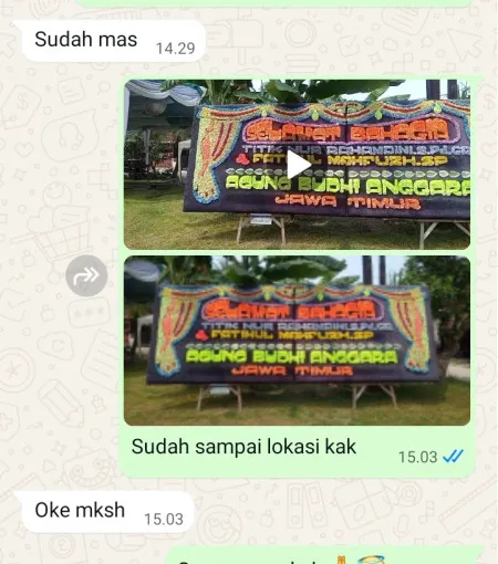 Pengiriman Papan Bunga Taman Suropati